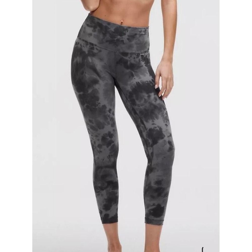 Lululemon Principal Dancer Golden Lining Tight 28" In Diamond DYE LW5BIDS Size 6